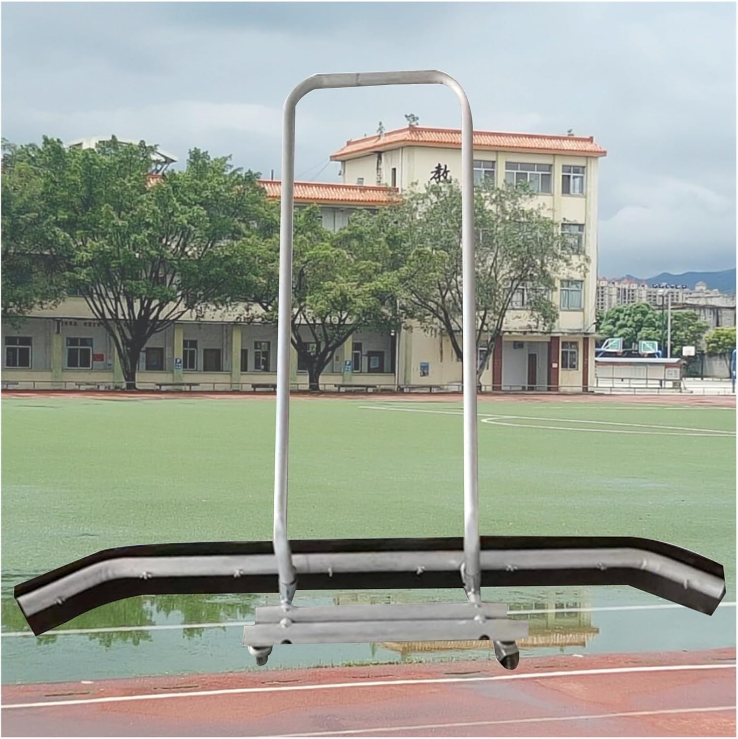 Standard Professional Floor Squeegee, Large Heavy Duty Rain Shuttle Tennis Court Squeegee Equipment Accessories, Silver Court Pusher Durable Non-Rusting Squeegee, for Basketball Court ( Color : Style2
