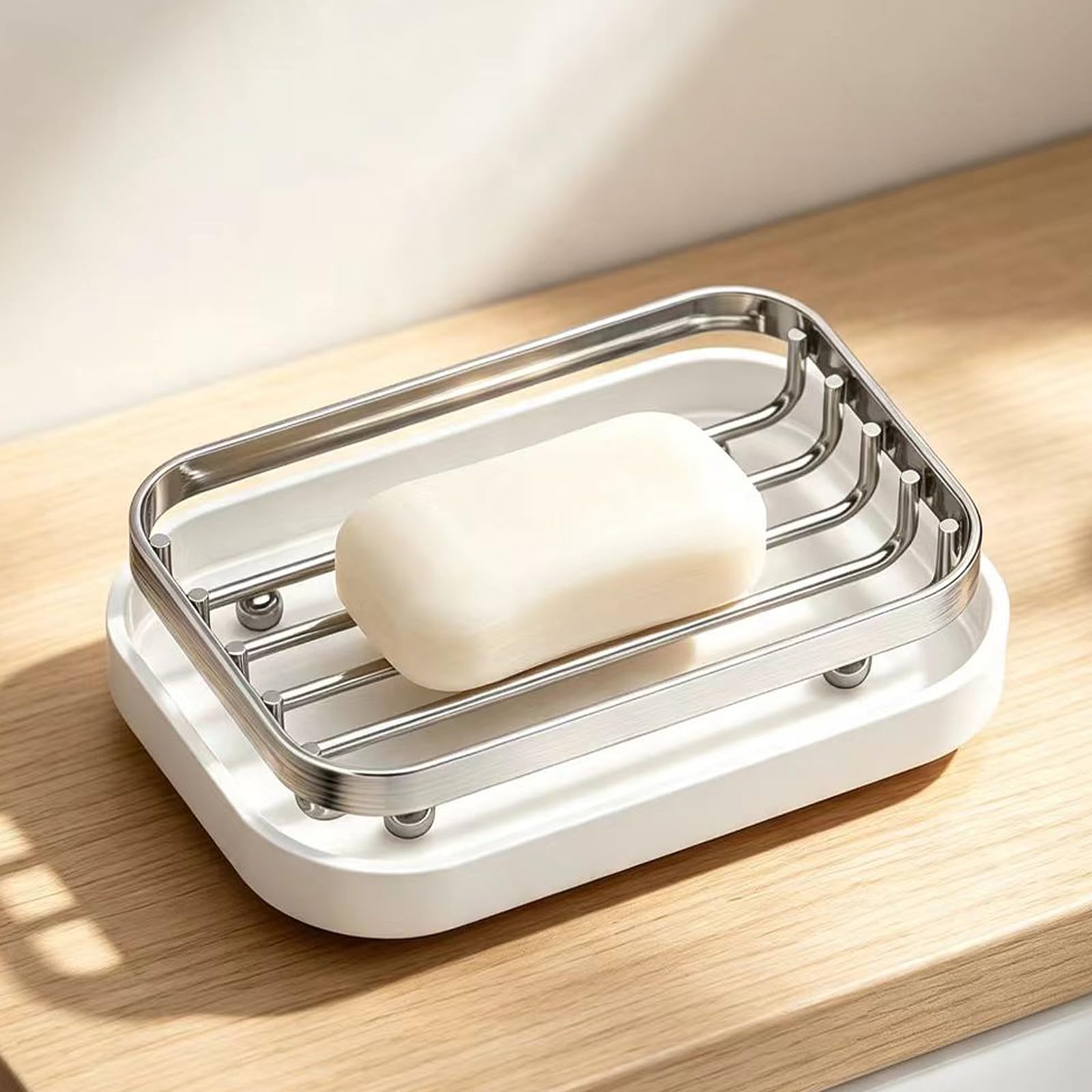 YILAIMAX Soap Dishes Holder for Bathroom,Stainless Steel Soap Case