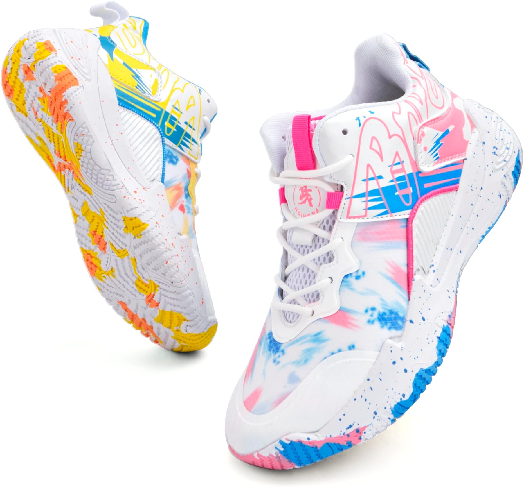 colorful basketball shoes