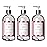 Muse Apothecary Hand Ritual - Aromatic and Nourishing Hand Soap, Infused with Natural Aromatherapy Essential Oils - Great Valentine\'s Day Gift - 16 oz, Mandarin Ros + Pink Pomelo, 3 Pack