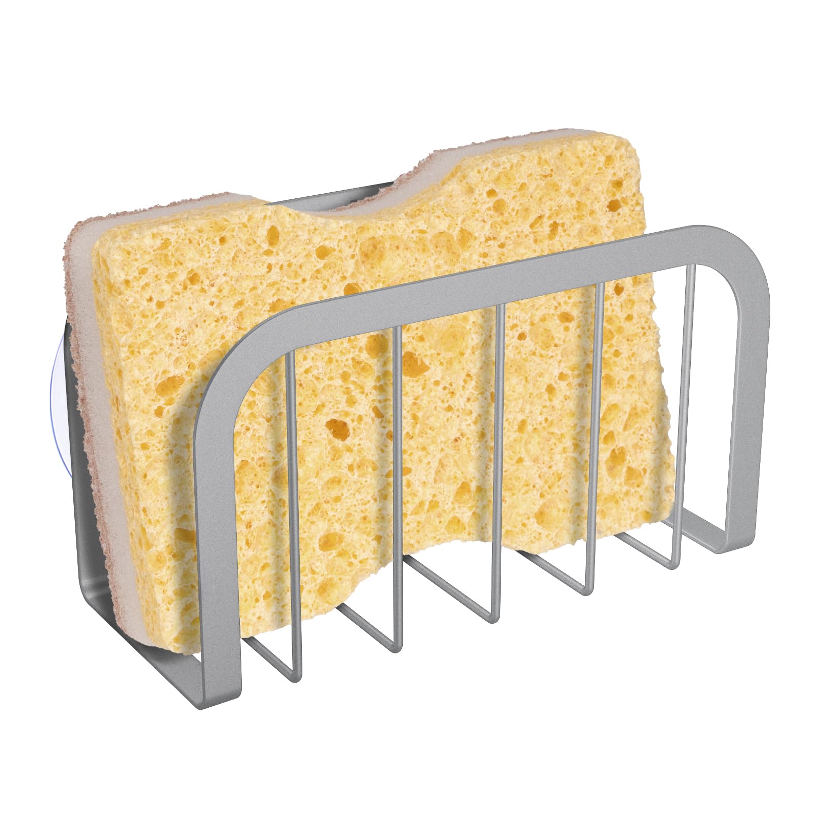 Sponge Holder for Sink - Suction Cup Kitchen Caddy -6 Sponge Holder for Sink - Suction Cup Kitchen Caddy -6