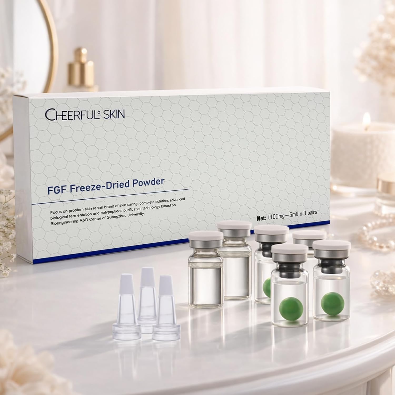Amazon.com: Anti-Wrinkles FGF Freeze-Dried Powder Set - Advanced