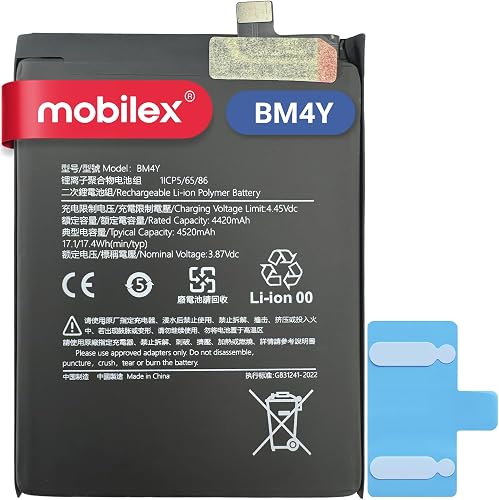 MOBILEX® Batteria BM4Y per Xiaomi Mi 11i / 11X / 11X Pro/…