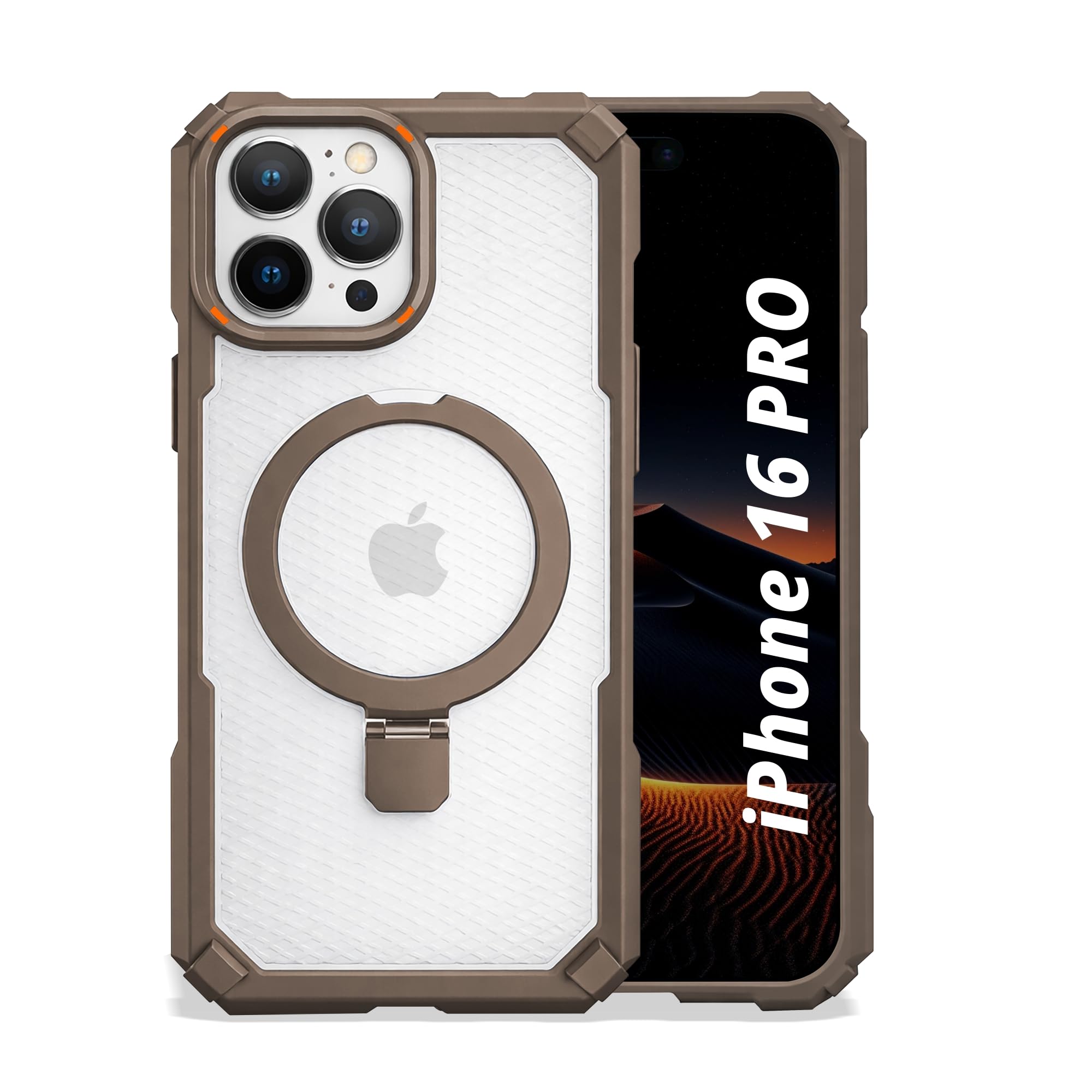 AIBEX Transparent Back Cover Compatible for Samsung Galaxy S24 Ultra|Mag-Saf Magnetic Ring Kickstand |Shockproof Dual Layer Military Grade Drop Protection Armor Case|Wireless Charging Support - Black — Amazon image 11