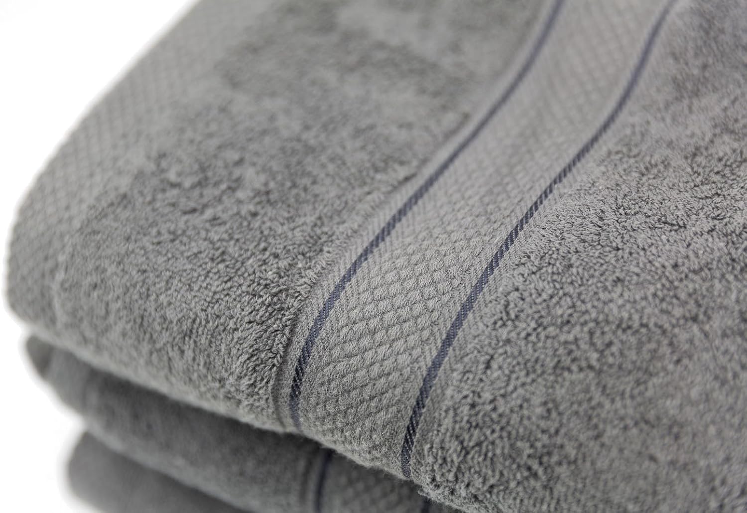 Hotel Sheets Direct - 4 Pack - Ultra Soft Oversized Extra Large Bath Towels 27x54 Linen - 100% Pure Ringspun Cotton - Ideal for Daily Use - Gray