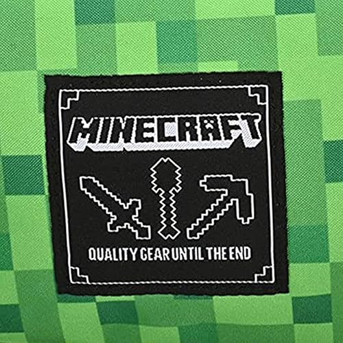 Miniatura 5 de Minecraft Fanny Pack Bag para niños, negro y verde Minecraft Creeper Face Fanny Pack bolsa, ajustable