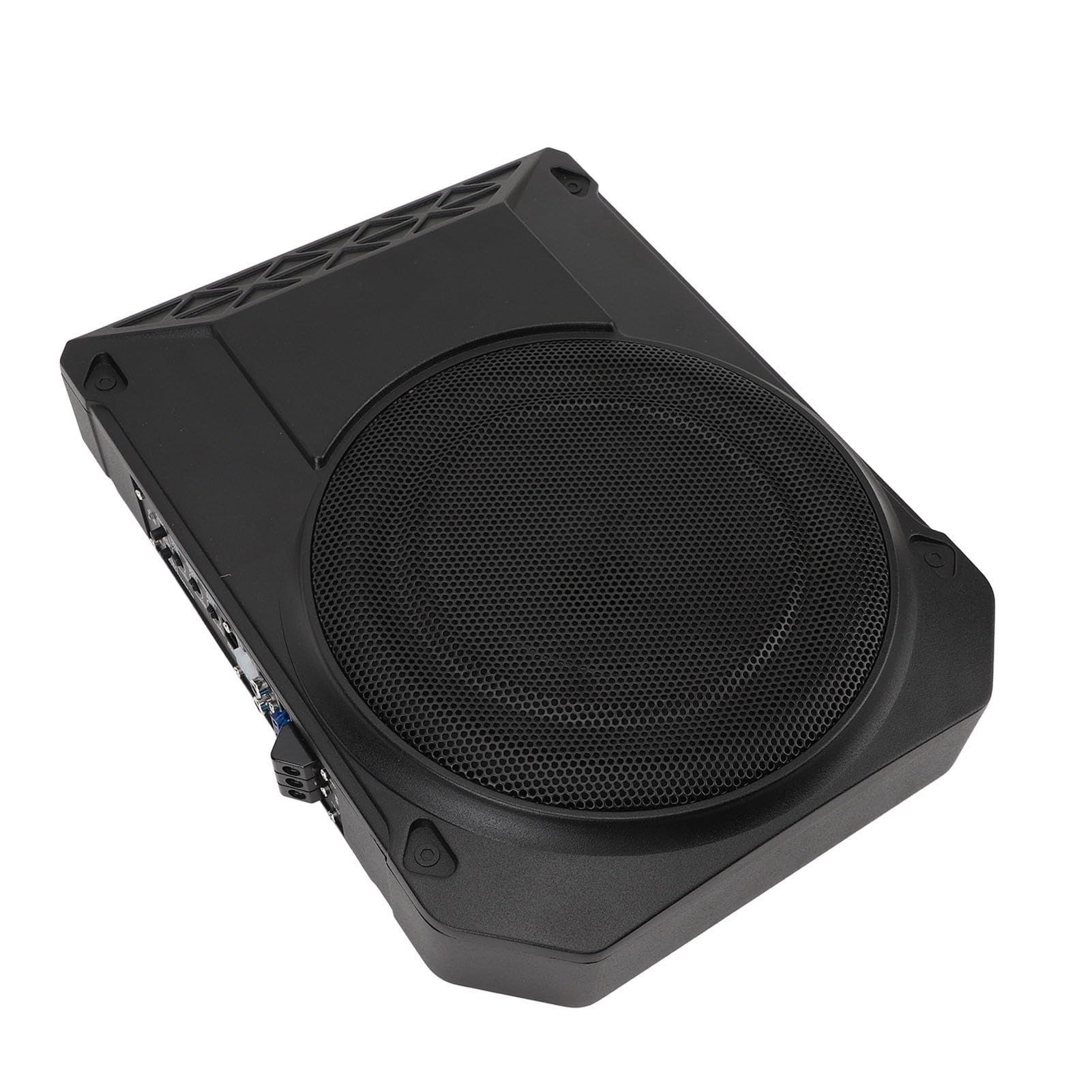 10-calowy Aktywny Subwoofer Ultra Cienki 800 W 2,5 Oma Subwoofer Samochodowy Zasilany Pod Siedzeniem z Kontrolerem do Nagłośnienia Pojazdu Można Go łatwo zainstalować Pod