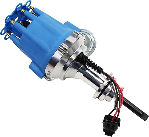 Miniatura 7 de A-Team Performance - Distribuidor R2R listo para funcionar serie Pro - Compatible con Mopar Dodge Chrysler 273 318 340 360, motor V8 (azul)