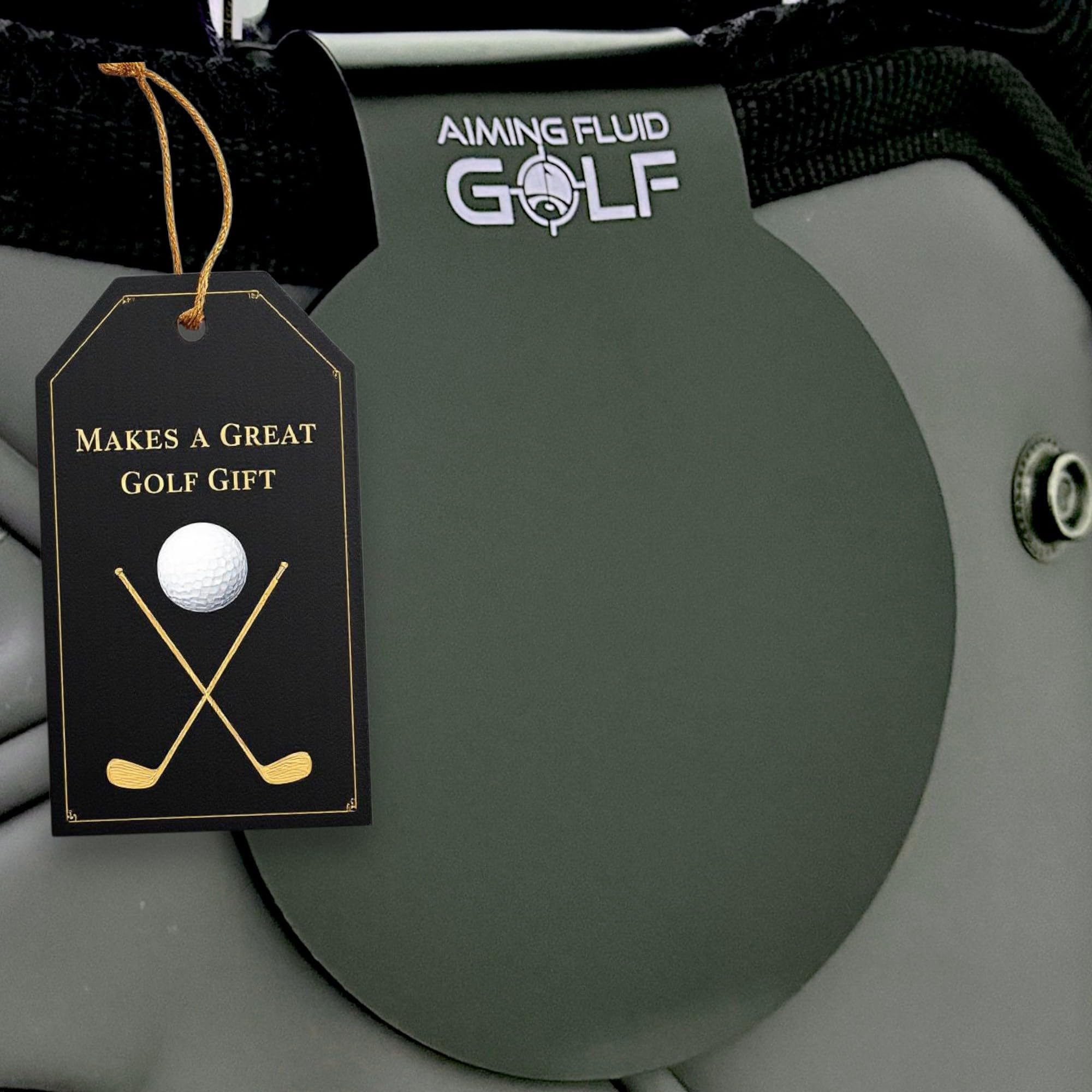 Magnetic Golf Bag Landing Pad – Magnetic Plate with Strong Attachment for an Easy Grab-and-Go Tool, Includes Gear Utility Pouch, Accessory Holder, Ideal Gift for All Golfers—Black