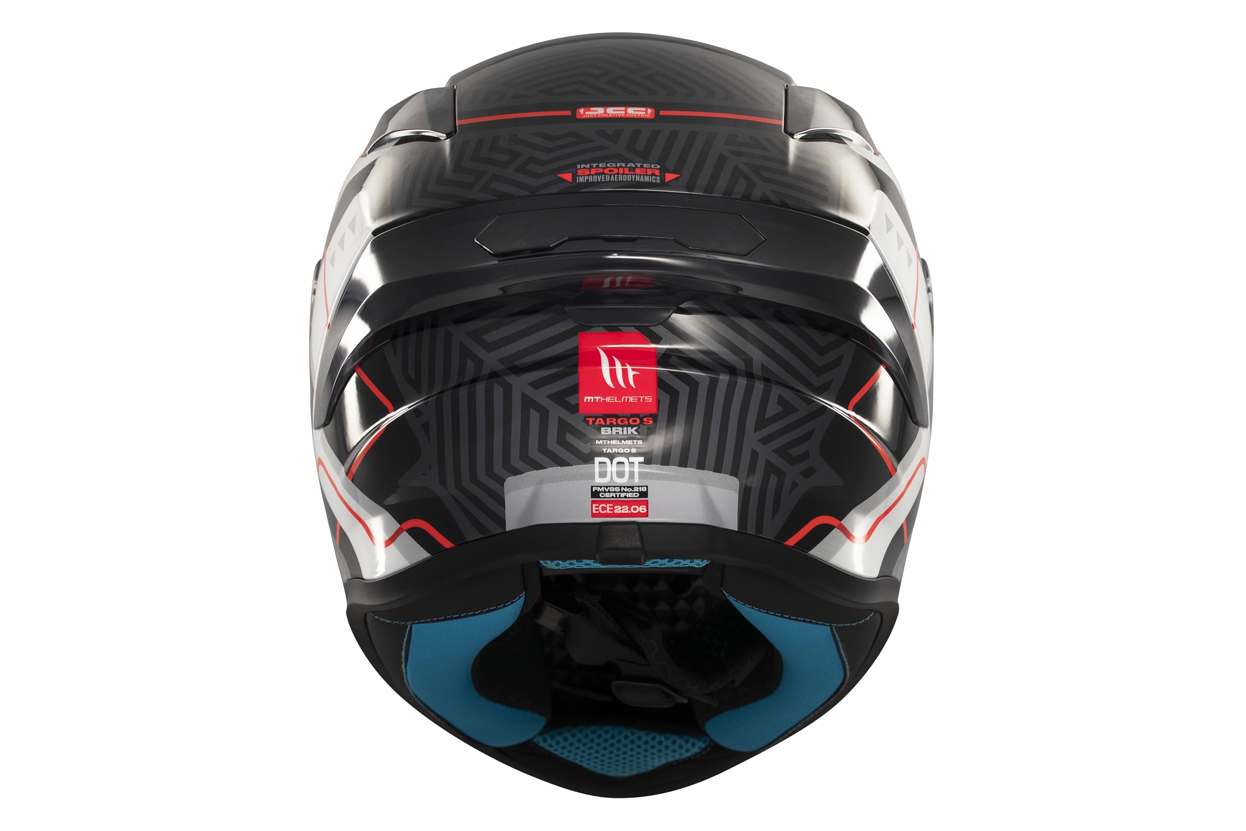 MT Helmets Targo S – Casco Moto Integral con Visor Solar Full Vision, Pantalla Compatible con Pinlock, Interior Lavable y Cierre Micrométrico | Calota HIRP | Homologado ECE 22.06 & DOT