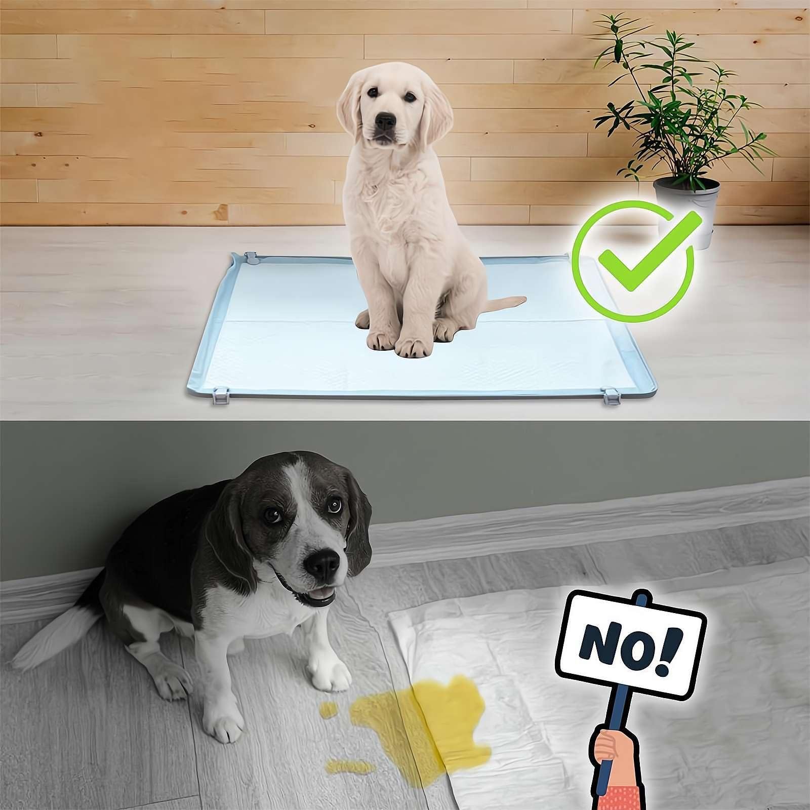 Silikon-Unterlage Für Hundetoilette – 60 X 60 Cm, Mit Rand, Rutschfest & Auslaufsicher