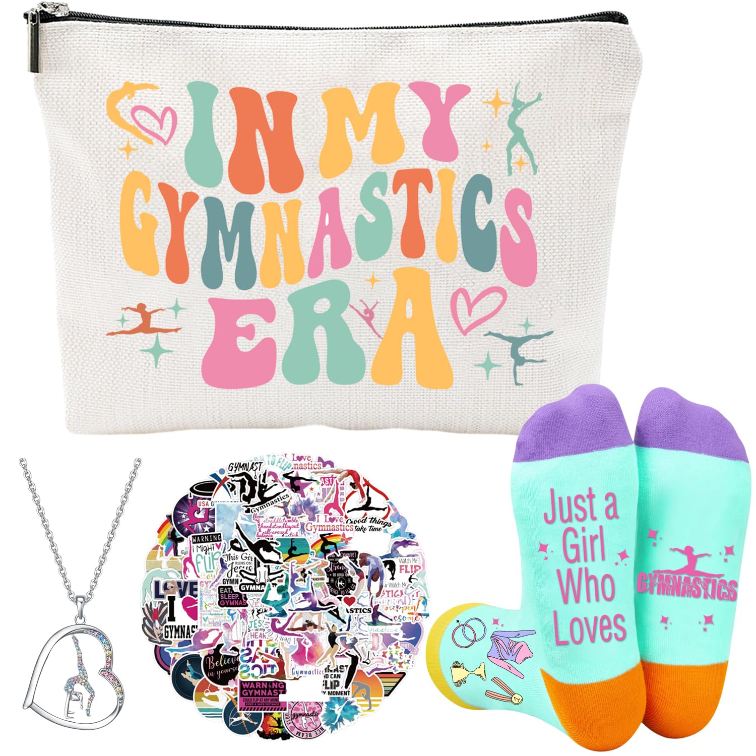 Gymnastics Stuff Gymnastics Makeup Bags Gymnastics Necklace Gymnastics Gifts Socks Gymnastics Stickers-Gymnastics Lovers Gifts