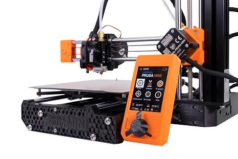 Original Prusa Mini+ Preassembled 3D Printer | Easy to Assemble | Filament Sensor Included | Removable Print Sheets | Filament Sample Included | Print Volume 18×18×18cm