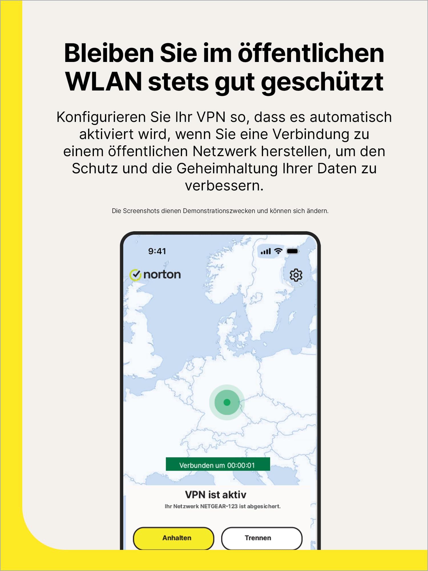 Norton VPN Standard 2026 | 1 Geräte | 1-Jahres-Abonnement | Aktivierungscode per Email