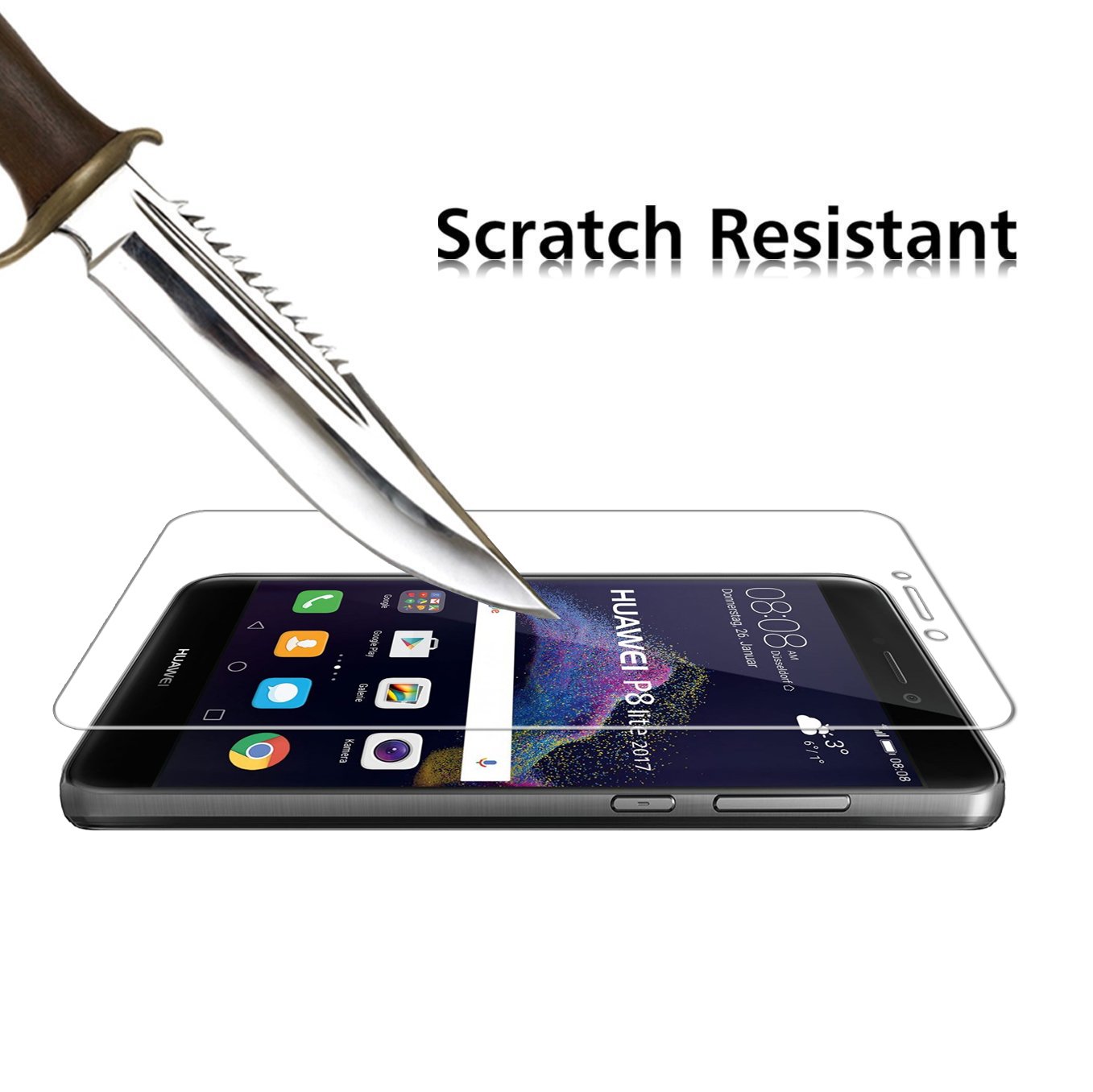Proteggi schermo in vetro temperato Avizar per Huawei P8