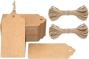 G2PLUS Kraft Paper Gift Tags
