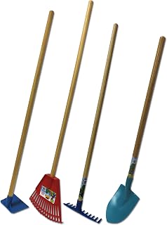 Little Diggers Kids Garden Tool Set – Four-Piece Set – Child Safe Tools – Garden with Your Kids