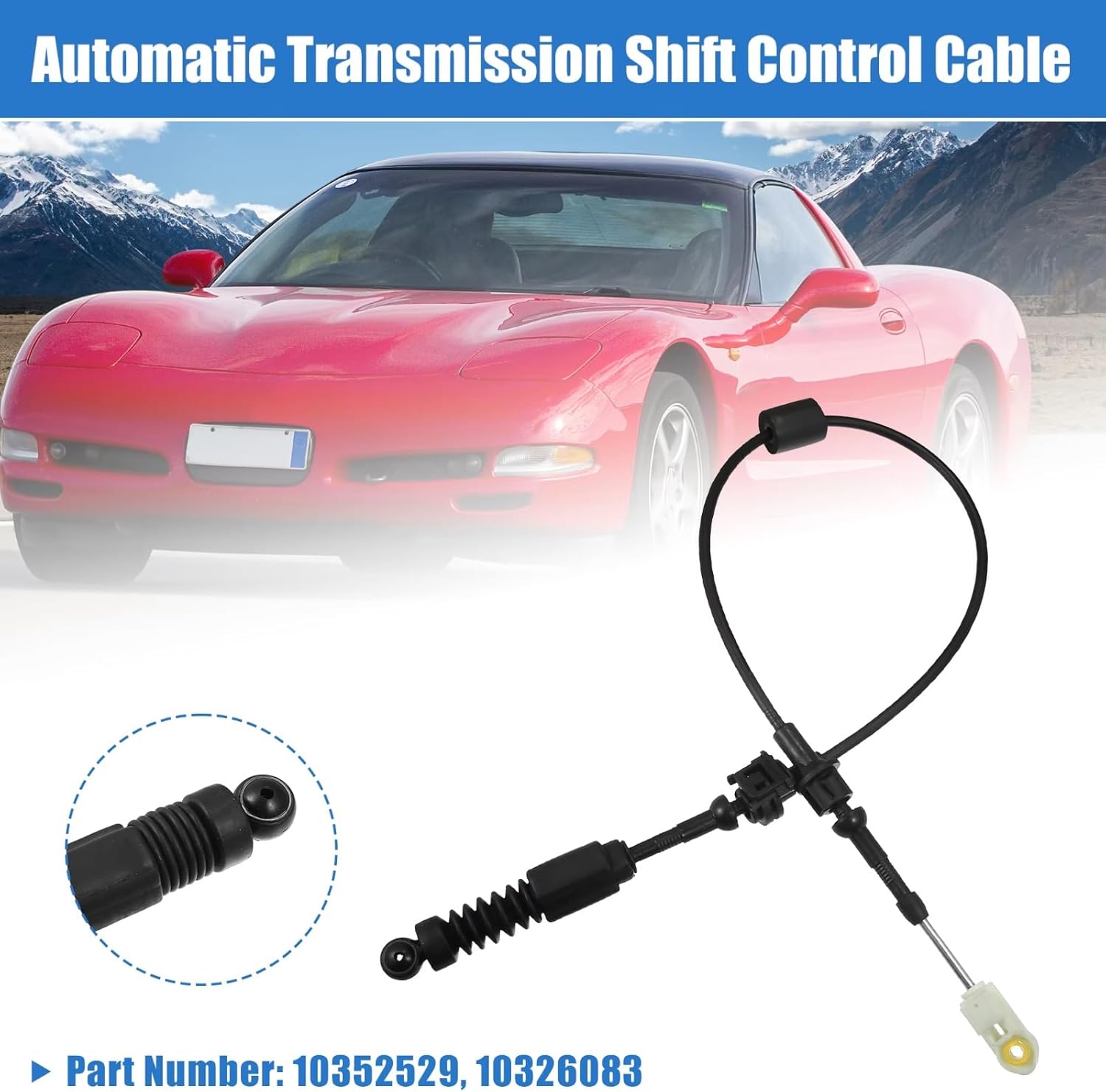 Gearshift Cable Compatible With Corvette For C5 C6 2003 2004 2005 Car Auto Transmission Gear Shift Shifter Selector Control Lever Cable 10352529