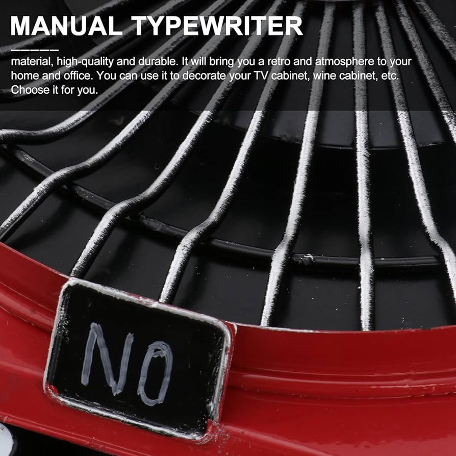 クラシック赤色タイプライター Amazon.co.jp: タイプライター