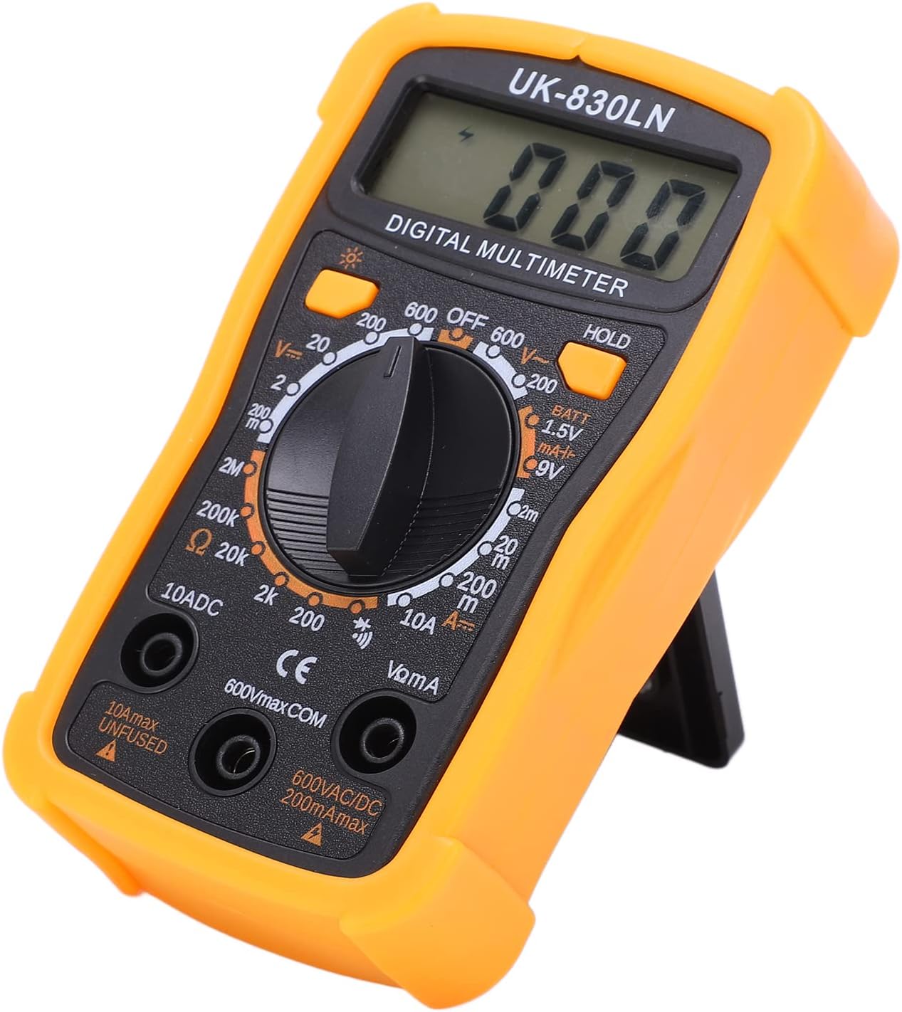 Universal Meter, High Accuracy Durable Digital Multimeter UK-830LN LCD with Test for Power Distribution Room for Factory for Worker