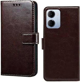 FENGSHUI Vintage Flip Case Leather Finish | Inside TPU with Card Pockets | Wallet Stand | Shock Proof | Magnetic Closure F... Price In India