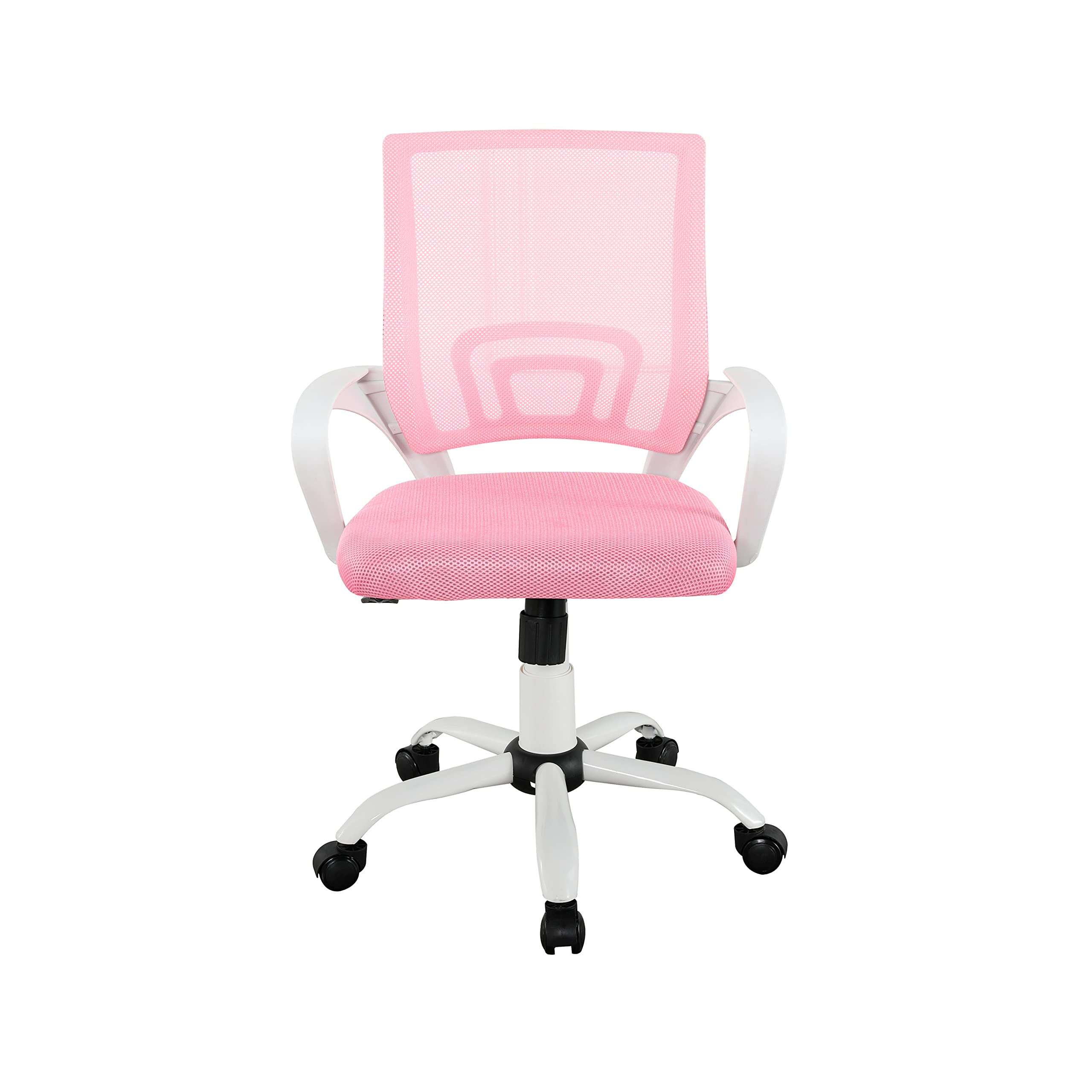 La Silla Española Ribadeo - Sedia da studio giovanile, colore: bianco e rosa