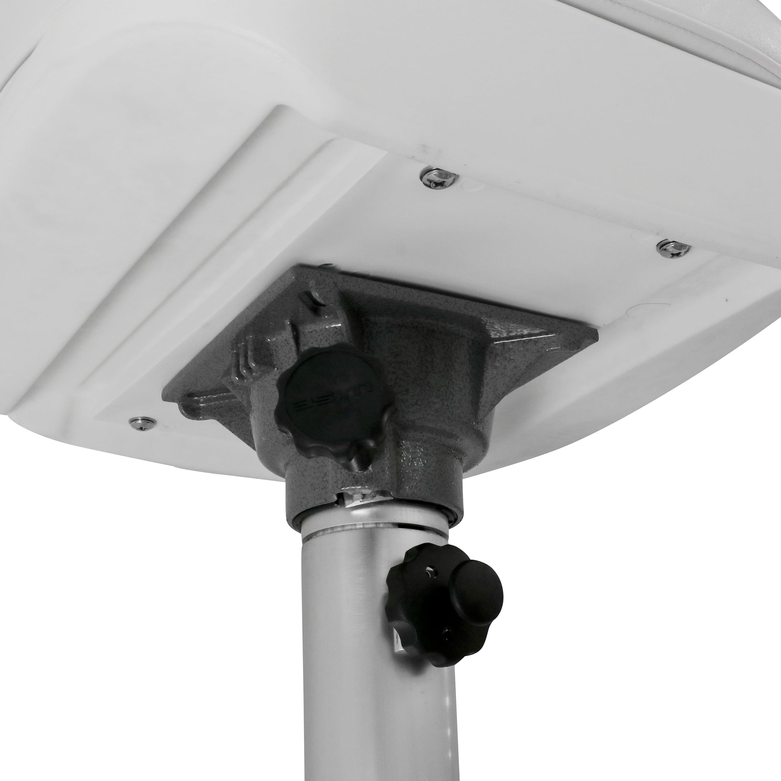 Moeller Heavy Duty Economy Boat Helm Seat, Cushion, and Mounting Plate Set (17.5