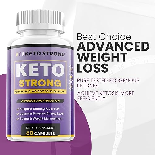 Miniatura 4 de Keto Strong Advanced Formula Ketosis Píldoras paquete de 3