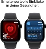 Apple Watch Series 11 [GPS 42mm] Smart Watch with Obsidian Case and Black Sport Band, Sleep Score, Activity Tracker, Health Tracker, Screen Always On - 4