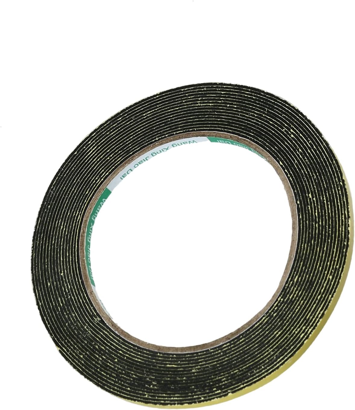 Bettomshin 1Pcs 16.4 Ft Length EVA Sealing Foam Tape, 5 mm Width 1 mm Thickness, High Density Self Adhesive Weather Strip for Window Door Insulation