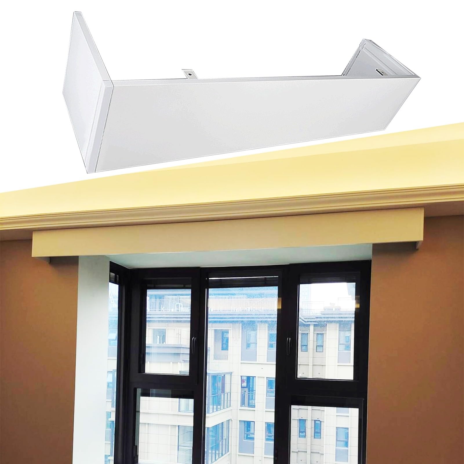 Caisson de rideau en aluminium de haute qualité pour salon haut de gamme