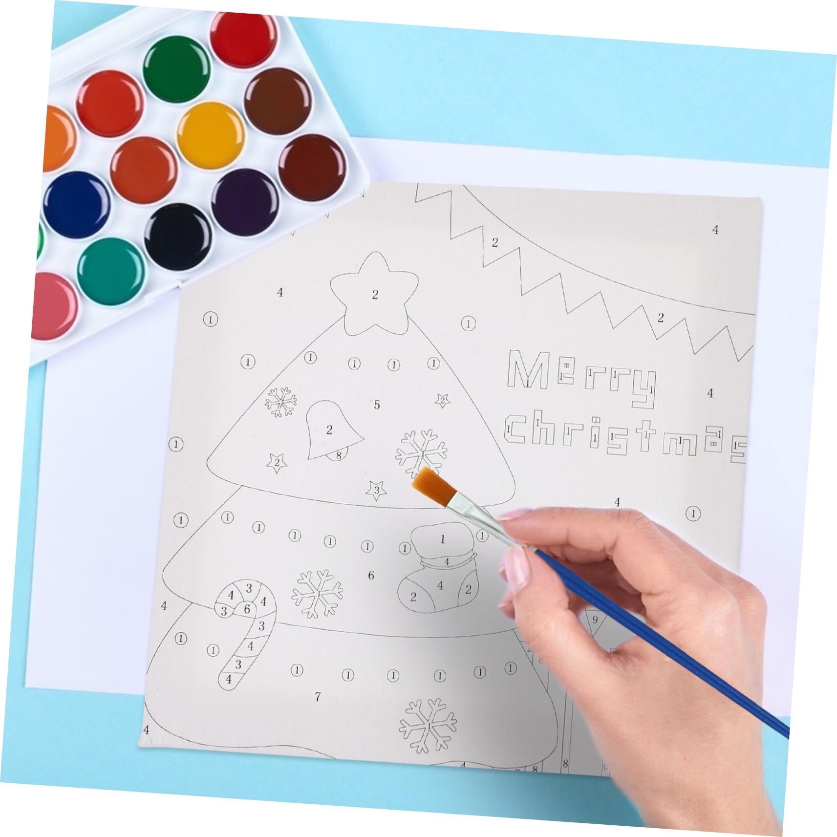 SAFIGLE 2 Cajas De Pintura Digital Kits De Números De Pintura Arte Infantil Pintura Óleo Para Niños Pintura Óleo Hecha A Mano Pintura Óleo Con Números Números De Pintura DIY Para