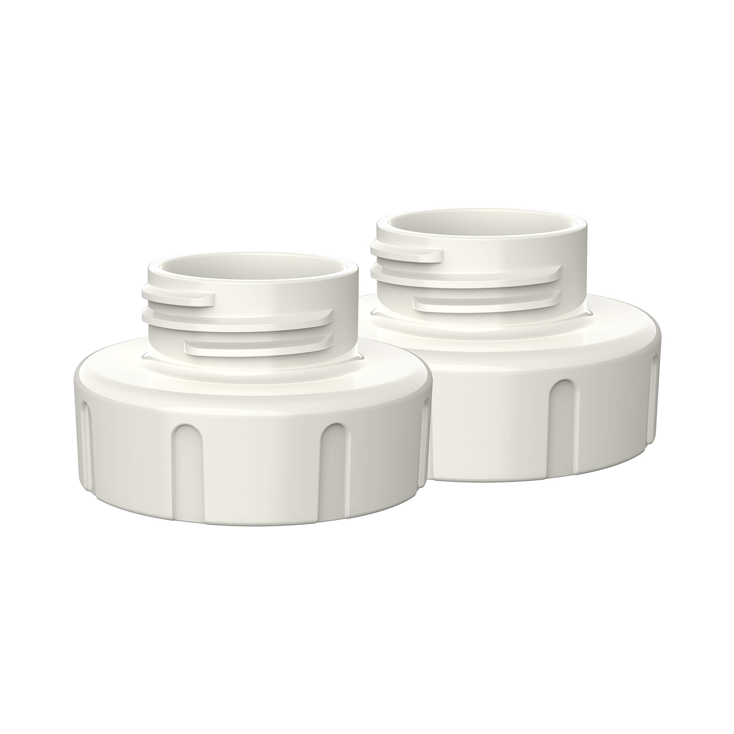 Dr. Brown's Narrow-to-Wide-Neck Baby Bottle Adapter for Customflow Double Electric Breast Pump, 2 pk 2 Count (Pack of 1)