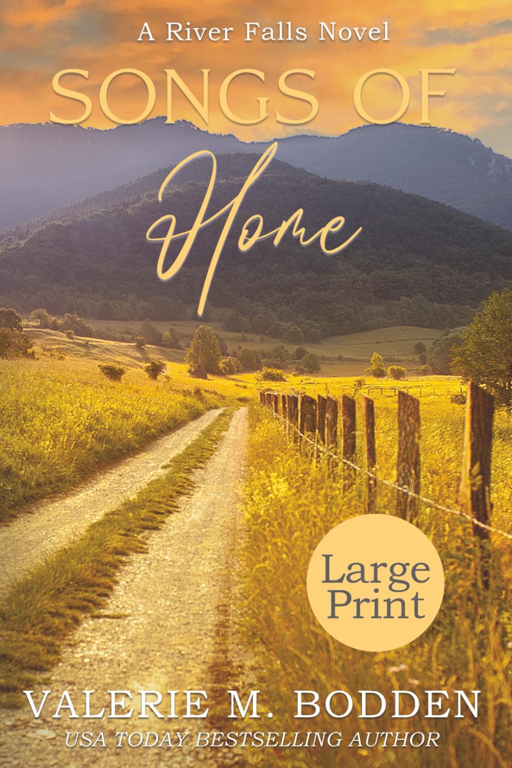Songs of Home: Large Print (River Falls Christian Romance Series - Large Print Editions)