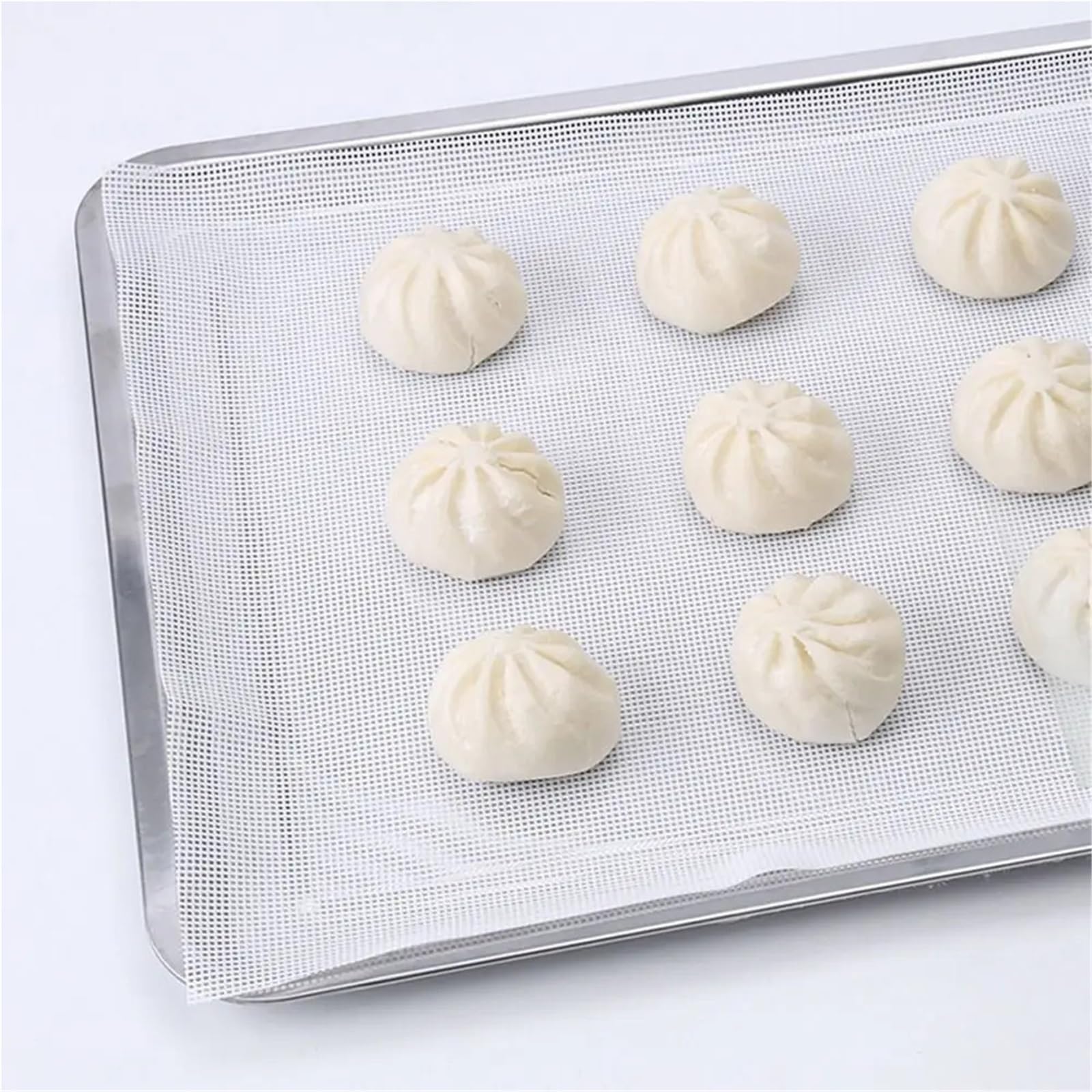 10 Stück Dampfgarer Mesh Pad Lebensmittel Obst Trockner Wiederverwendbare Dörrblätter Silikon Antihaft-Backmatte Für Küche & Kochen | 40x60cm