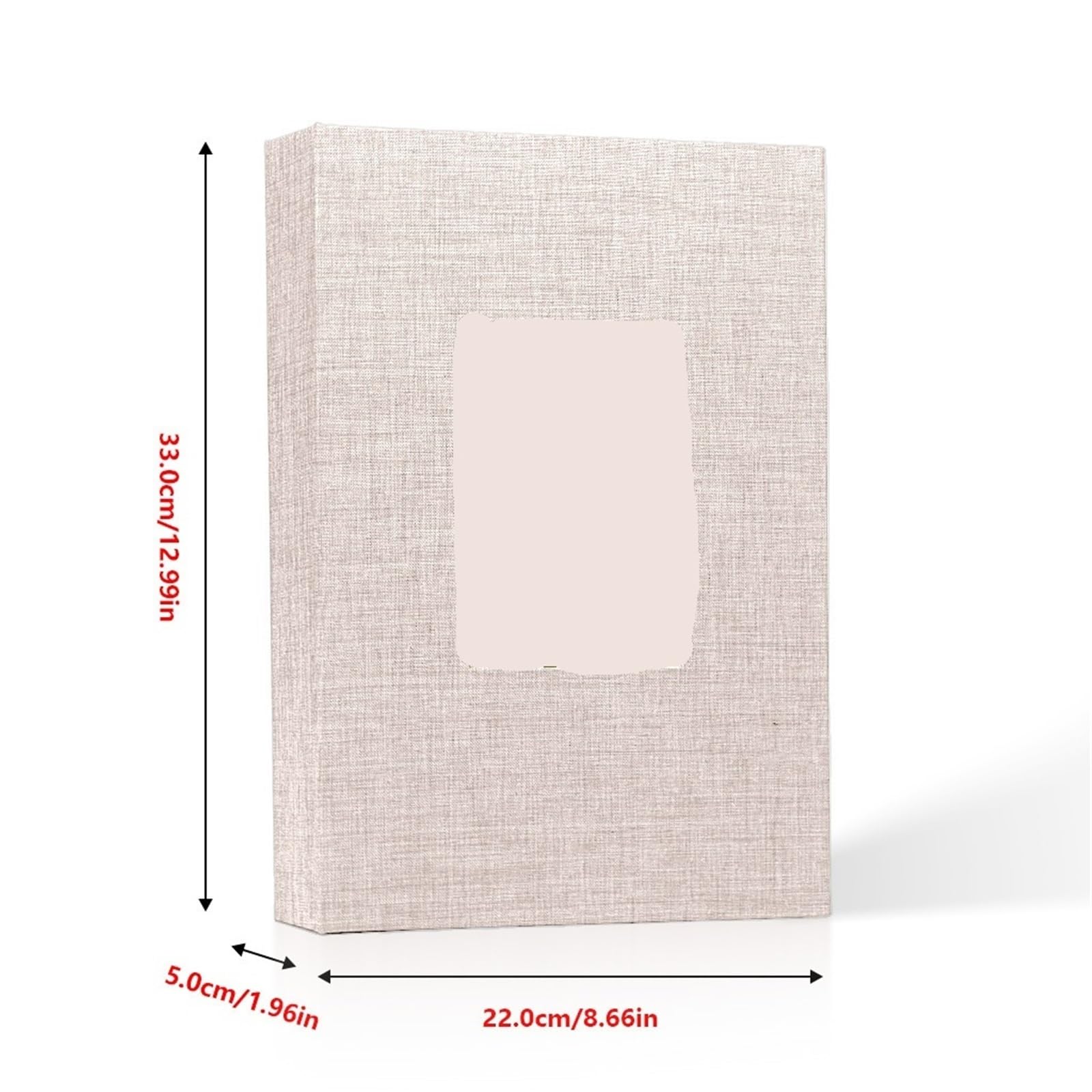 1 Uds. Álbum de fotos for libros álbumes deslizantes almacenamiento aniversario familiar boda Para Viajes Y Familia(Grey)