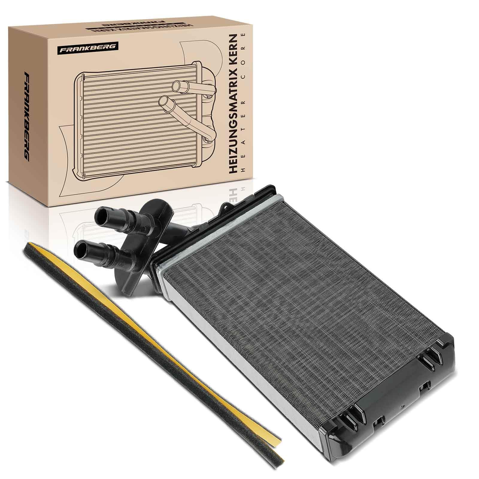 Frankberg Intercambiador de calor para calefacción interior 7701045552 | Compatible con: Clio II BB CB, Thalia II LU, Thalia I LB, Clio II caja/hatchback SB0/1/2