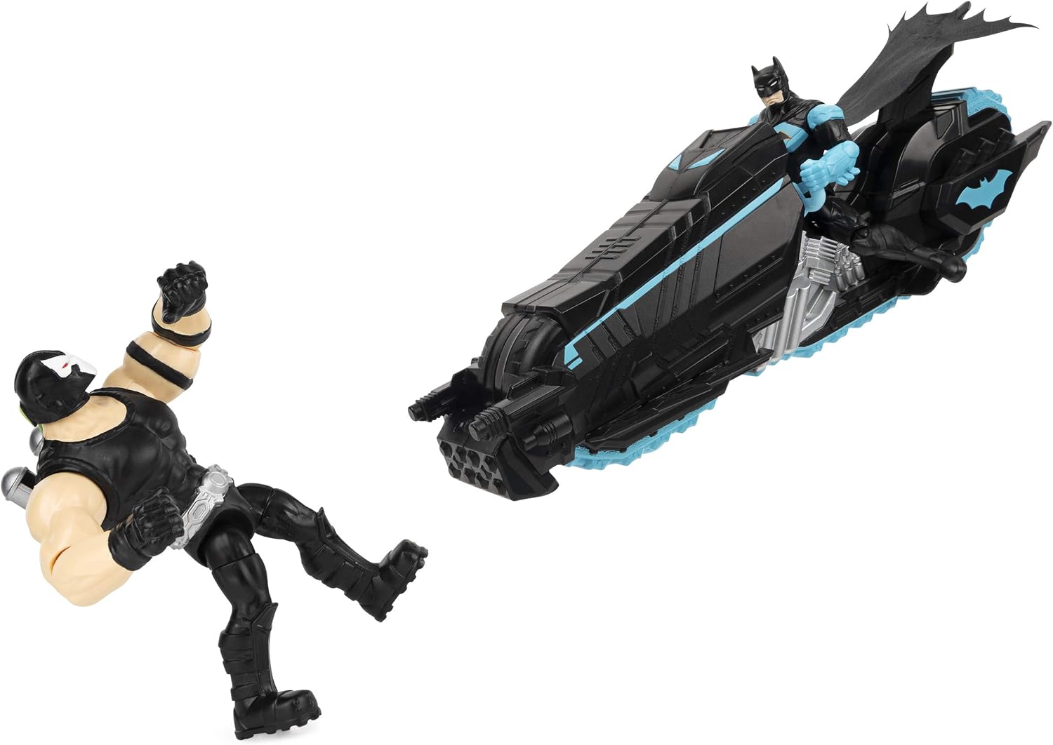Batman 2021 Moto-Tank Vehicle with 4-inch Bane, Exclusive Batman Action Figure and 12 Exclusive Accessories