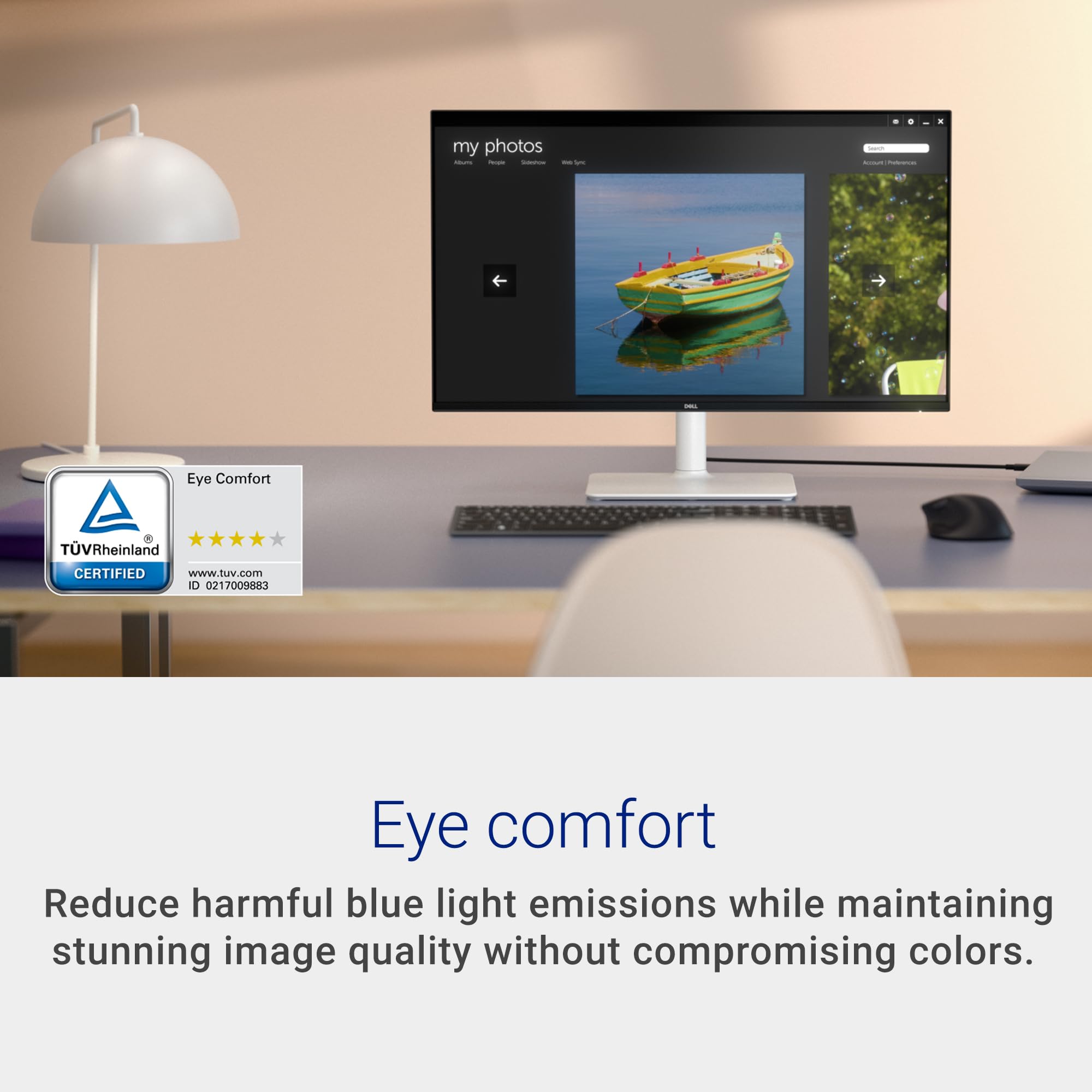 Dell 27 Plus Monitor - S2725HSM - 27-inch FHD (1920x1080) 144Hz 1ms Display, 2 x 3W Speakers, HDMI Connectivity, Height/Tilt/Pivot/Swivel Adjustability, AMD FreeSync - Ash White - 5