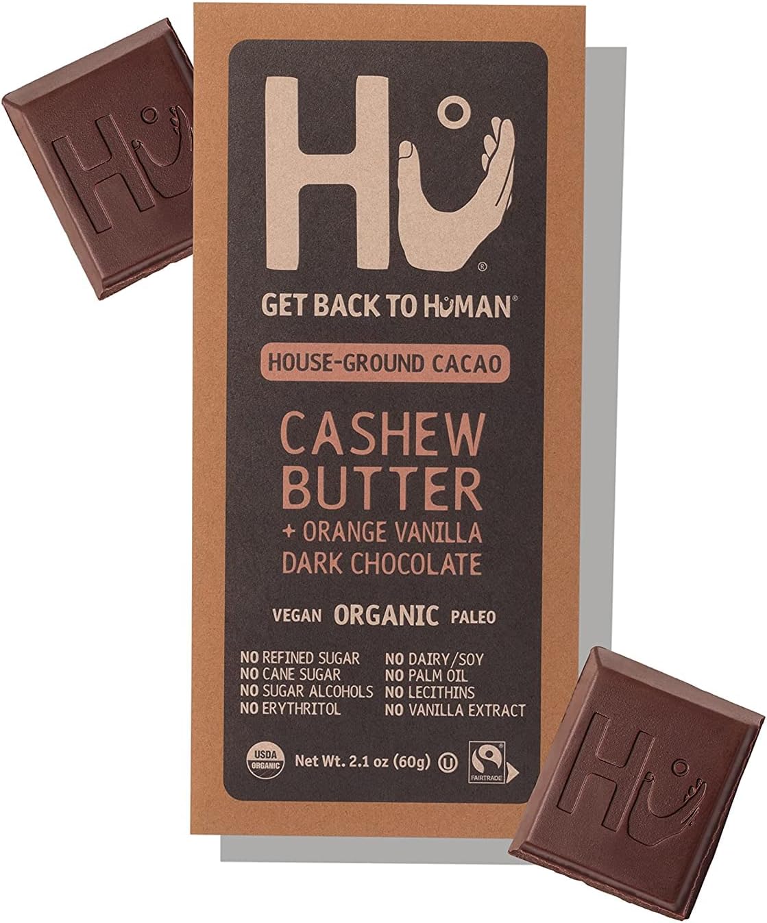 Hu Gems Chocolate Chips Vegan Snacks, Organic, Paleo, Dark