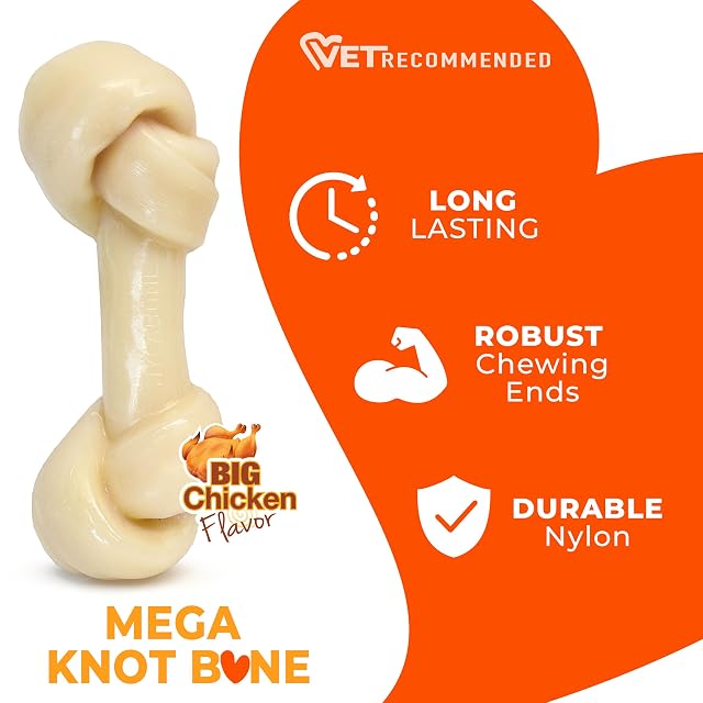 Foto 4 de 8 de Nylabone Big Chew Durable Hueso de Juguete para Las Razas Grandes