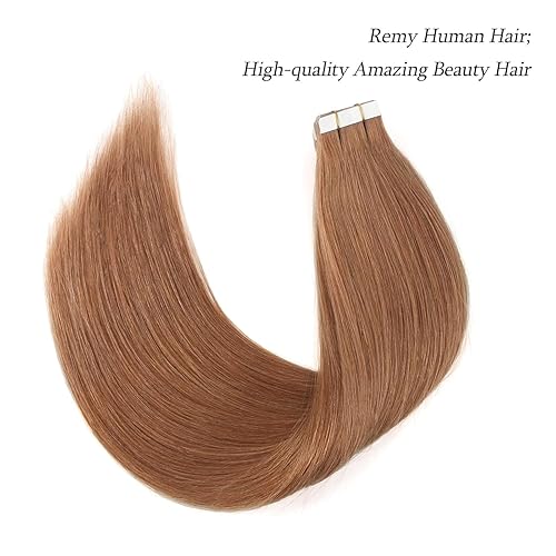 Miniatura 6 de ABH AmazingBeauty - Extensiones de cabello semipermanentes con cinta adhesiva Skin Weft, extensiones invisibles y reutilizables tipo Remy de cabello