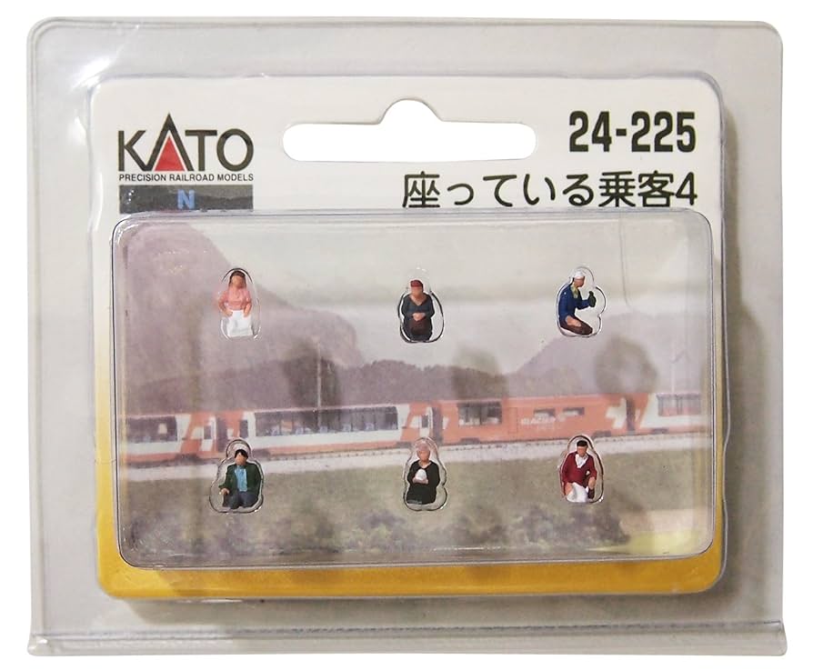 Amazon | KATO Nゲージ 座っている乗客4 24-225 ジオラマ用品