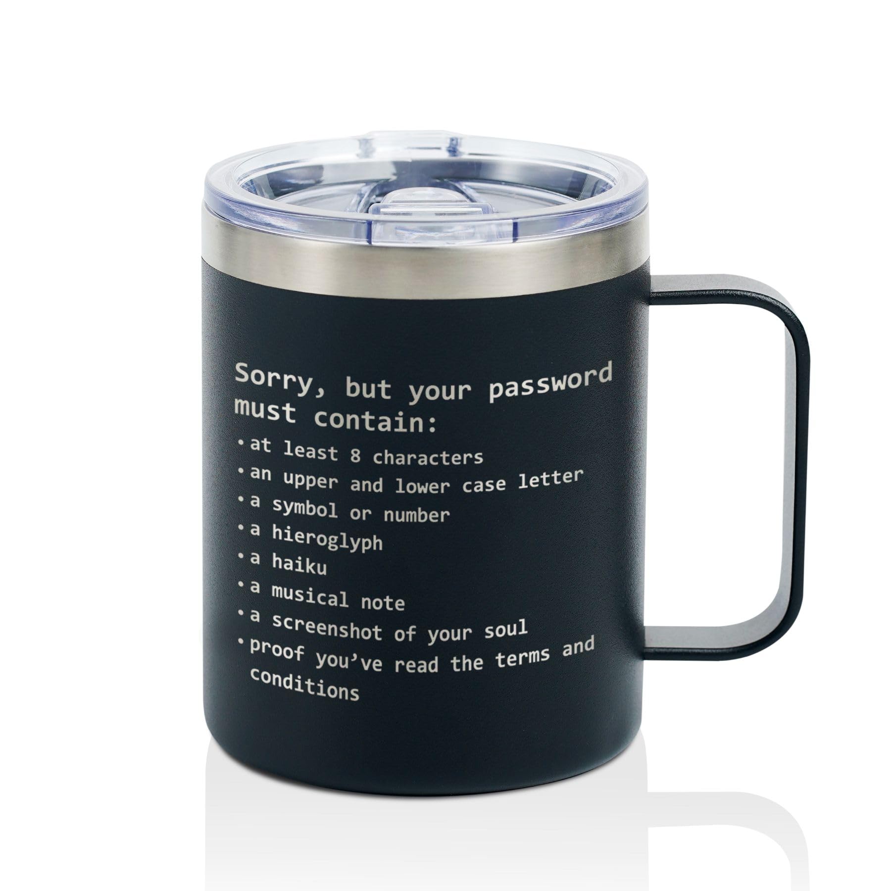 Onebttl Funny Tech Gifts for Men Coffee Mug Stainless Steel Insulated 350ml 12oz