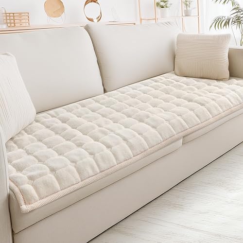 Miniatura 1 de LOOBANI Funda de sofá lavable para perros fundas mullidas para sofá, aptas para mascotas, de 27.6 x 59 pulgadas, funda gruesa protectora para sofá