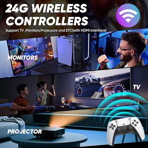 Miniatura 3 de Saker M15 Retro Game Stick 2026  Consola de videojuegos HDMI 4K con más de 40,000 juegos clásicos incorporados  14 emuladores  Palo de juego de TV