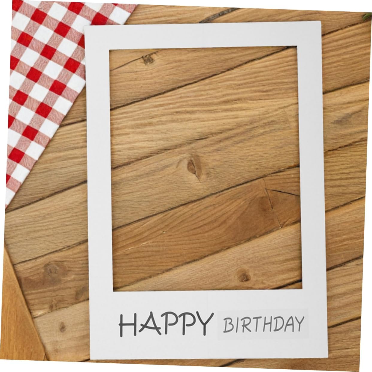 3pcs Birthday Photo Booth Frame Props Engaging Picture Props for Fun Celebrations Preassembled Lightweight Vibrant Prints for Indoor Outdoor Parties