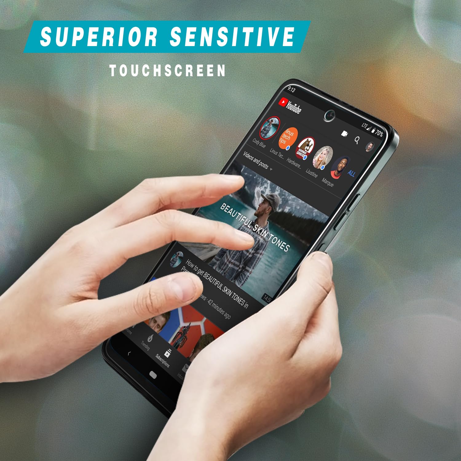 Protector de pantalla de vidrio templado diseñado para Motorola Moto G 5G (2024), antiarañazos, sin burbujas (2 unidades)