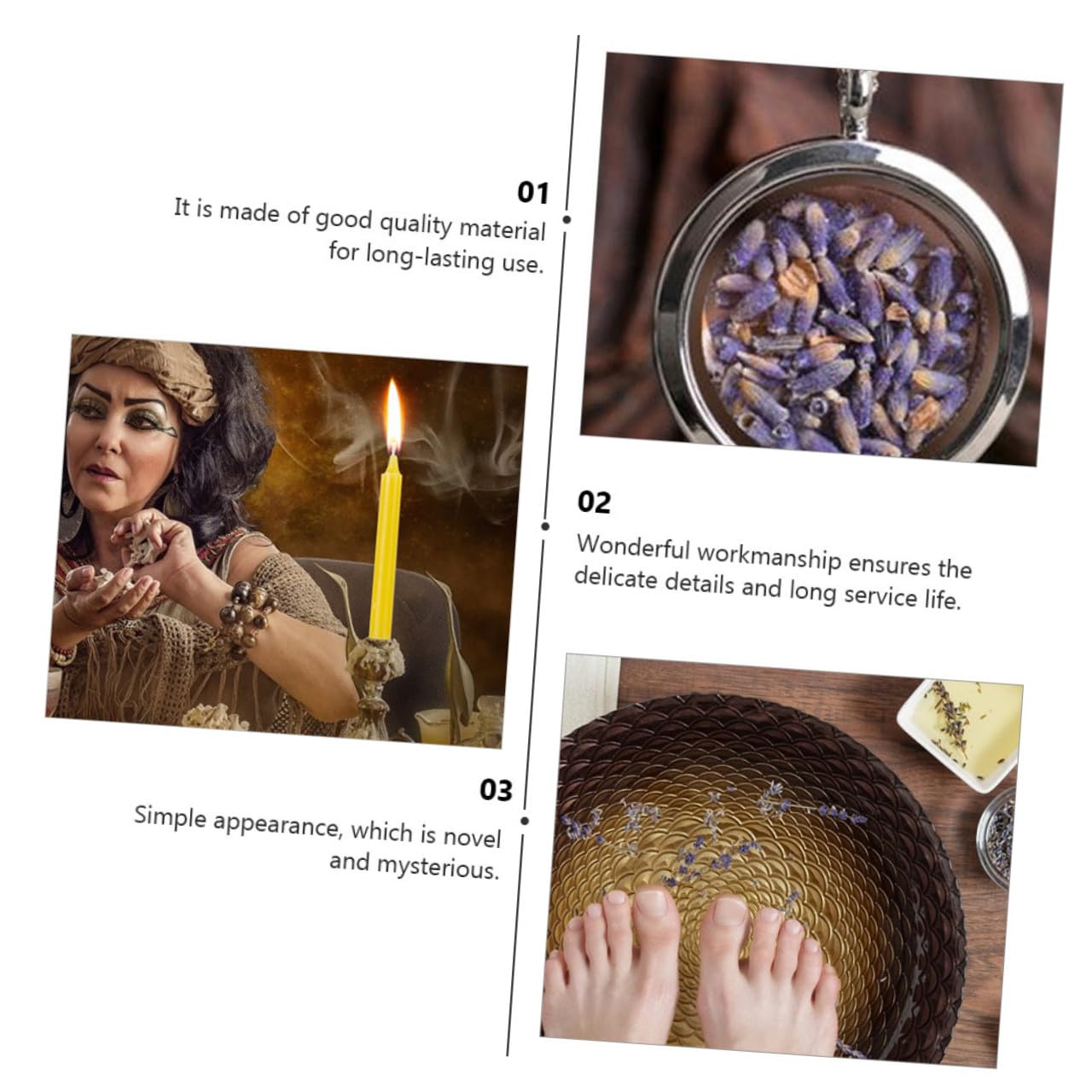 Set de Velas Aromáticas de Cera de Parafina y Vidrio, 1 Juego