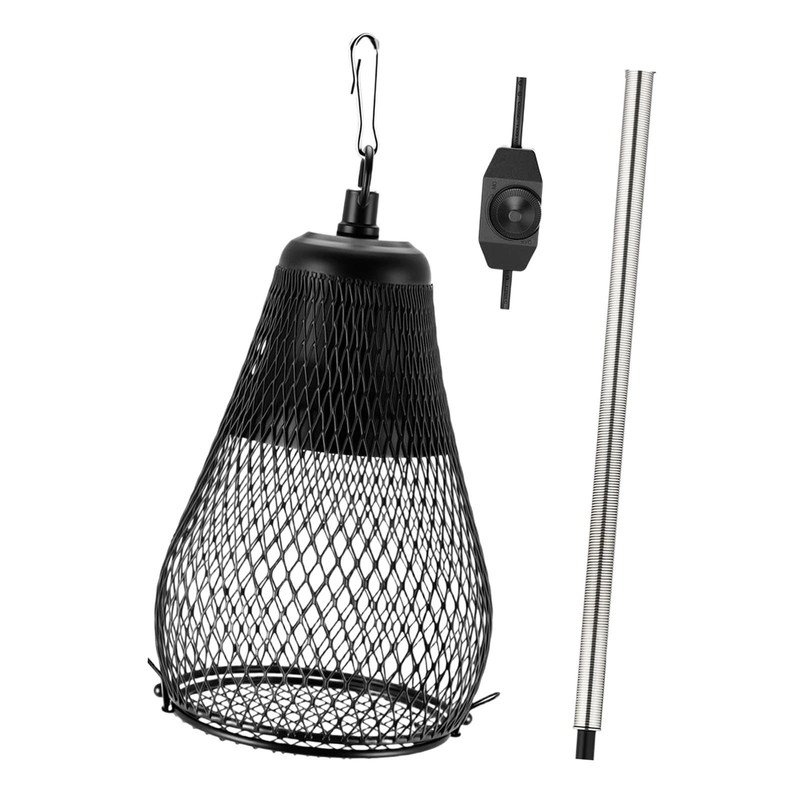 MagiDeal Protezione per lampada riscaldante per rettili, spina UE, cupola di protezione per lampada riscaldante per rettili e tartarughe, per anfibi